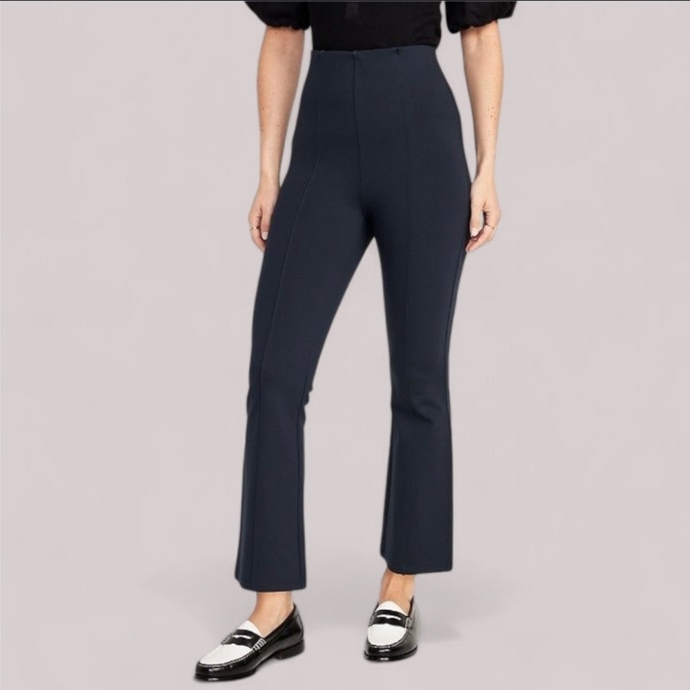 Old Navy Extra High-Waisted Stevie Flare Pants, Size Large | Tall